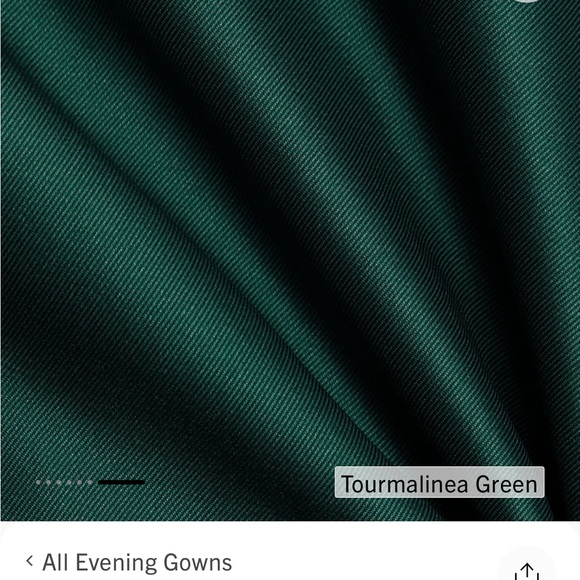 Sachin + Babi Strapless Green Gown - Picture 7 of 9